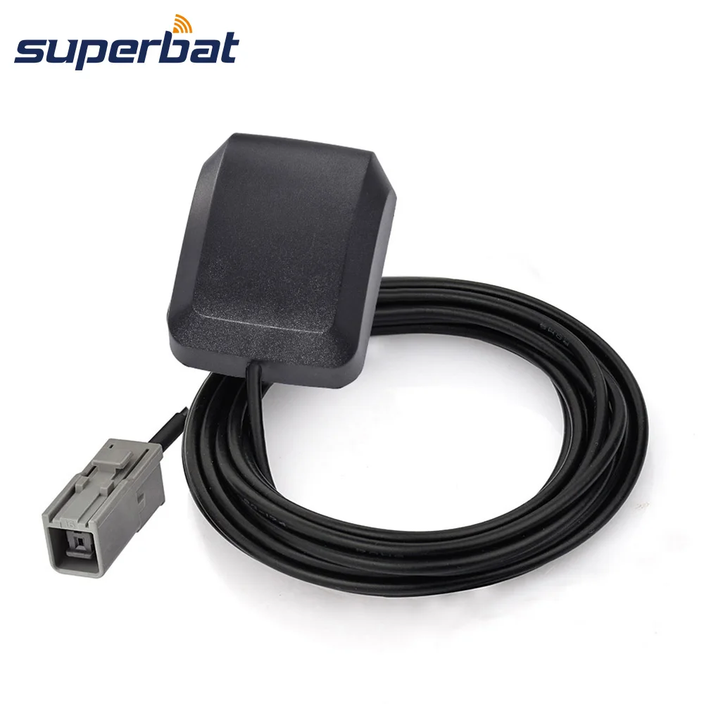 GPS активная антенна Superbat с серым разъемом GT5 для Chrysler Dodge Jeep Honda Nissan|Антенны связи| |