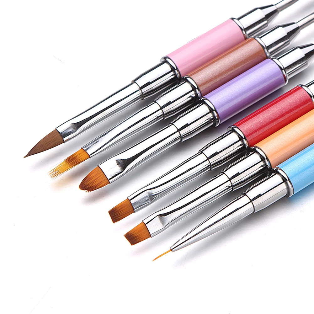 Professional Double Head Nail Art Painting Pen Drawing Brush Manicure Tool | Красота и здоровье