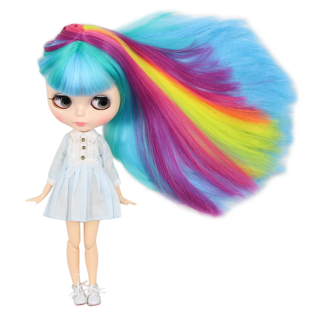 Ледяной DBS Blyth кукольные серии нет. Плоть шарнирное тело цветные волосы 1/6 BJD ob24