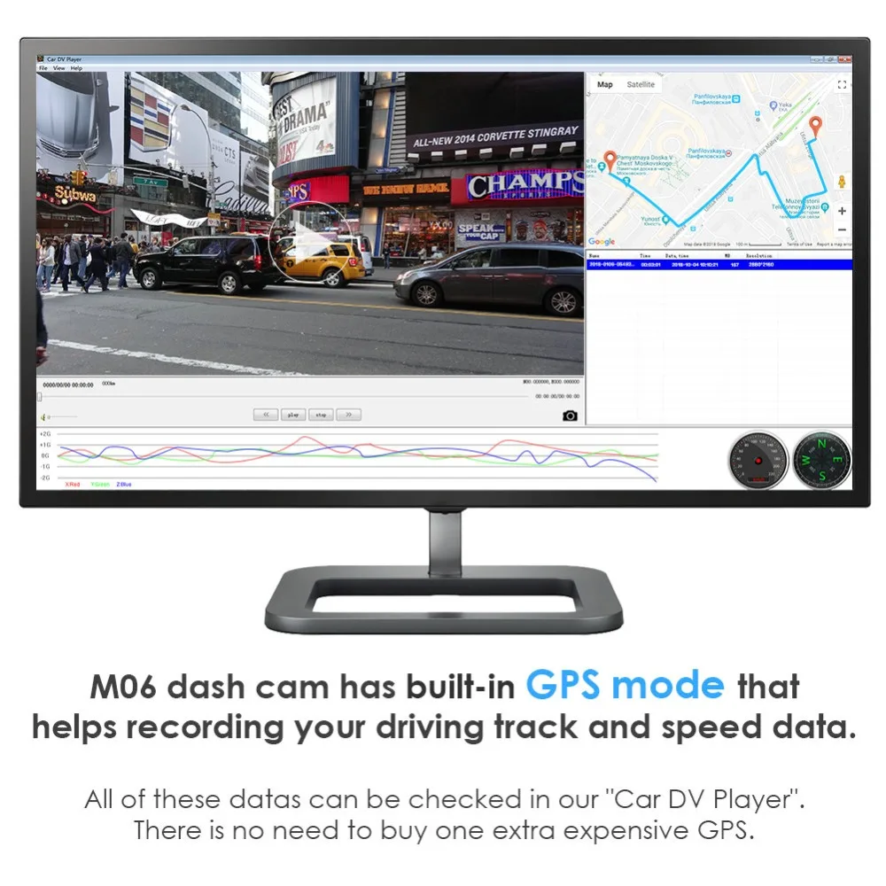 AZDOME M06 Скрытая 4 К 2160 P Wi Fi Автомобильные видеорегистраторы Регистраторы