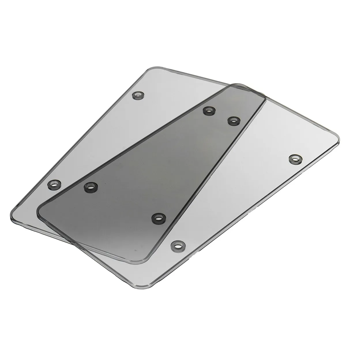 Пара прозрачных наклеек для номерного знака Gary 6 &quotx 12&quot защита тонированных