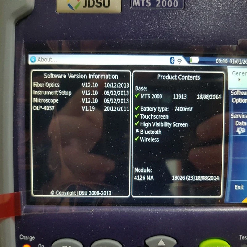 JDSU MTS 2000 OTDR 1310/1550nm 32/30dB|Оптоволоконное оборудование| |
