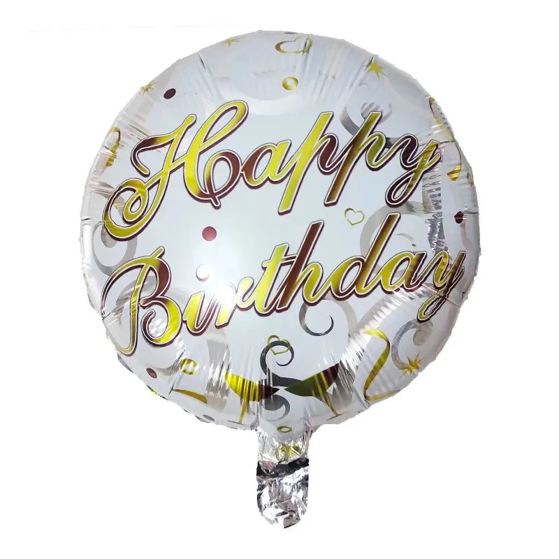 2 шт. шары на день рождения 18 дюймов фольга буквы Globos для мальчиков и девочек
