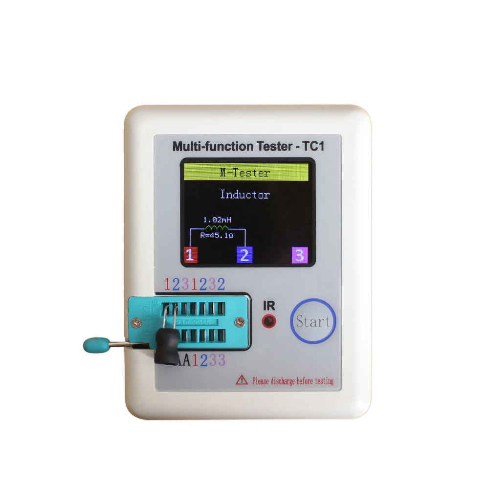 LCR-TC1 160*128 TFT lcd цветной дисплей Графический PNP NPN транзистор тест er мультиметр Диод Триод измеритель емкости резистор тест