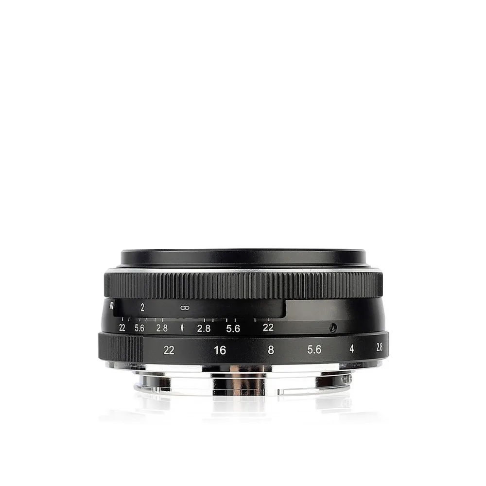 Meike 28 мм f2.8 f/2 8 Большая диафрагма ручной фокус объектив APS C для Nikon 1 mount J1 V1 J2