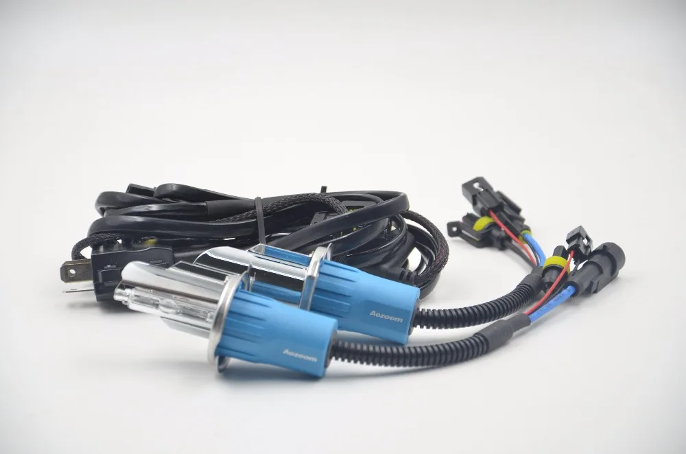 Aozoom Высокое качество 1 piar AC 12v 35w H4 высокая низкая лампа для автомобильных фар |