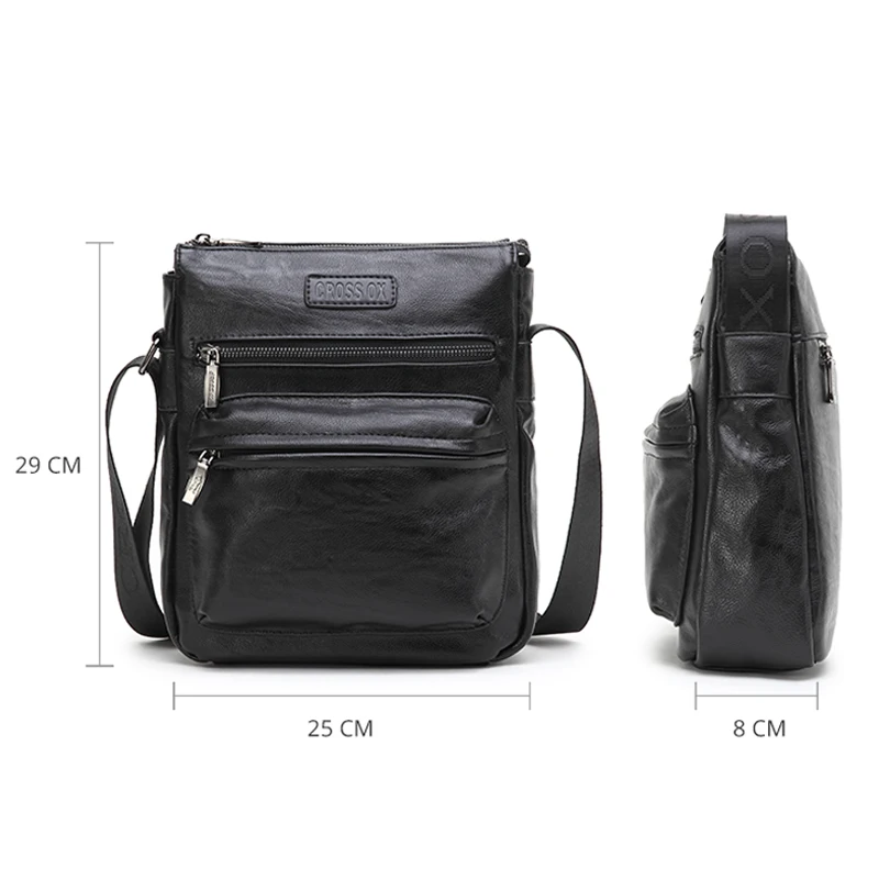 CROSS OX Cумка через плечо изготовленная из PU кожи SL388|men shoulder bag|shoulder bagscross ox |