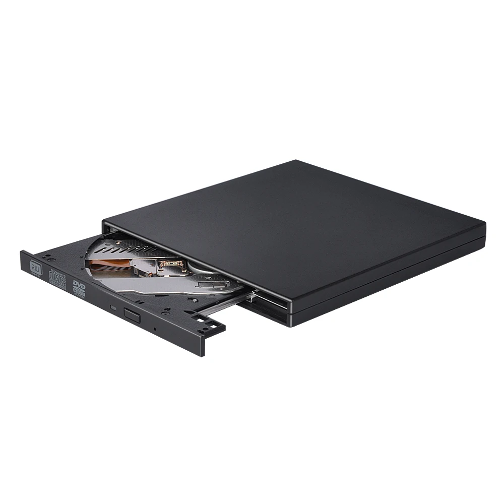 Deepfox USB 3 0 высокоскоростной Внешний привод DVD-R CD горелка оптический CD-RW DVD ROM для