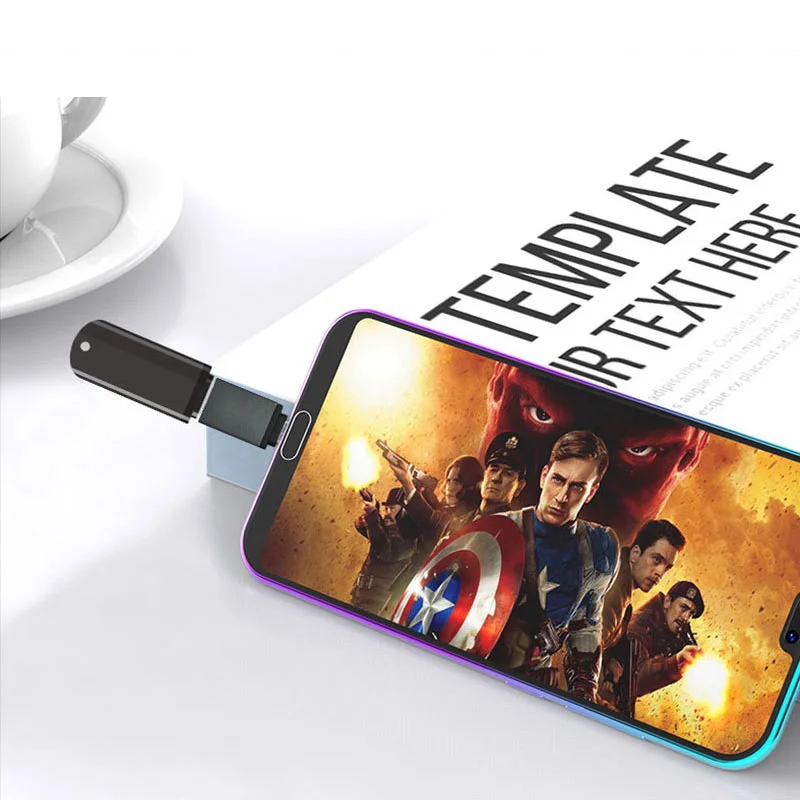 Переходник с Mini Type C на USB 3 0 переходник c OTG для мобильных устройств Android коннектор