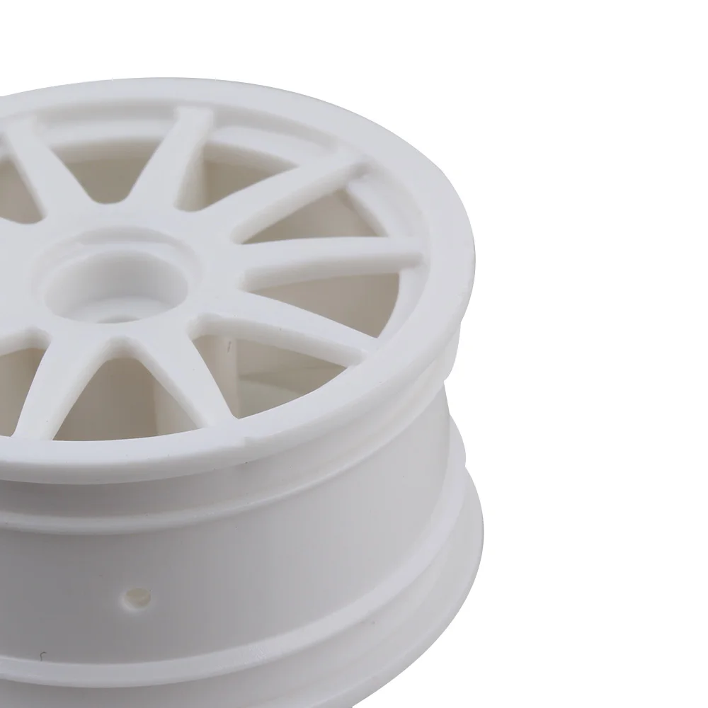 

Mxfans 4pcs Plastic 10-Spoke Wheel Rims 52mm for RC 1:10 On-road Racing Car & Drift Car