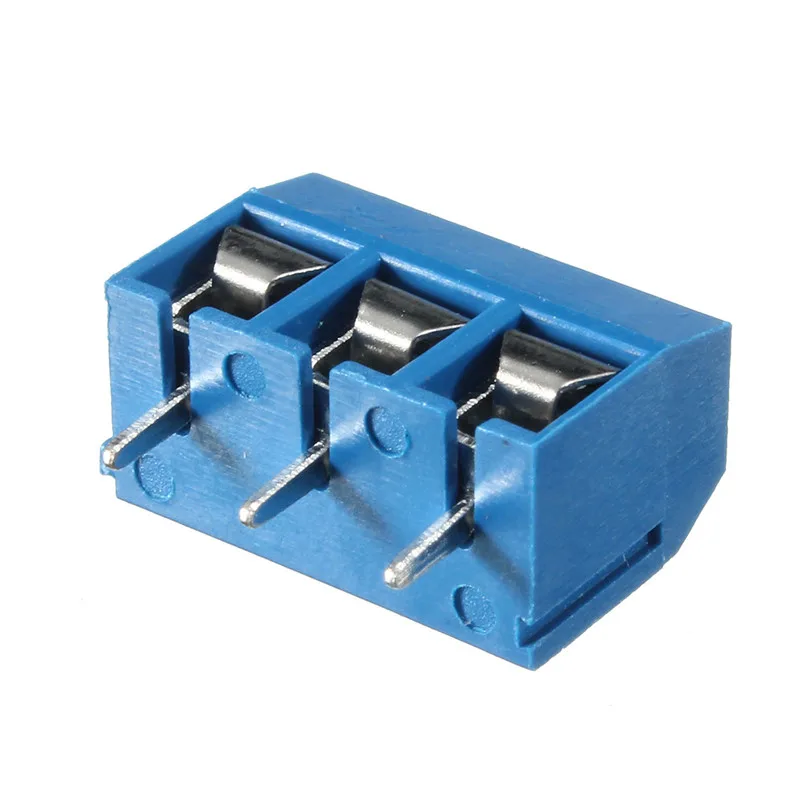 10 шт. 5 мм 3 Pin монтажный блок Винтовая клемма разъем NF Новинка|screw terminal|terminal screw