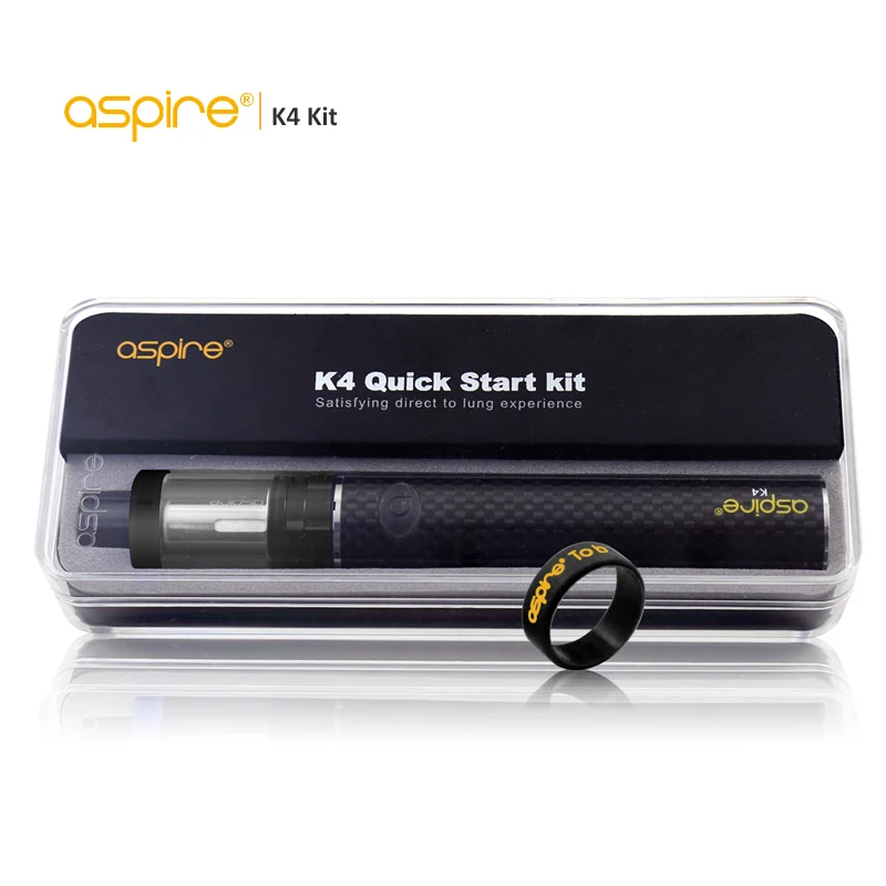 Электронная сигарета Qiuck Start Kit Aspire K4 Vape Pen 2000 мАч встроенный аккумулятор с 3 5 мл