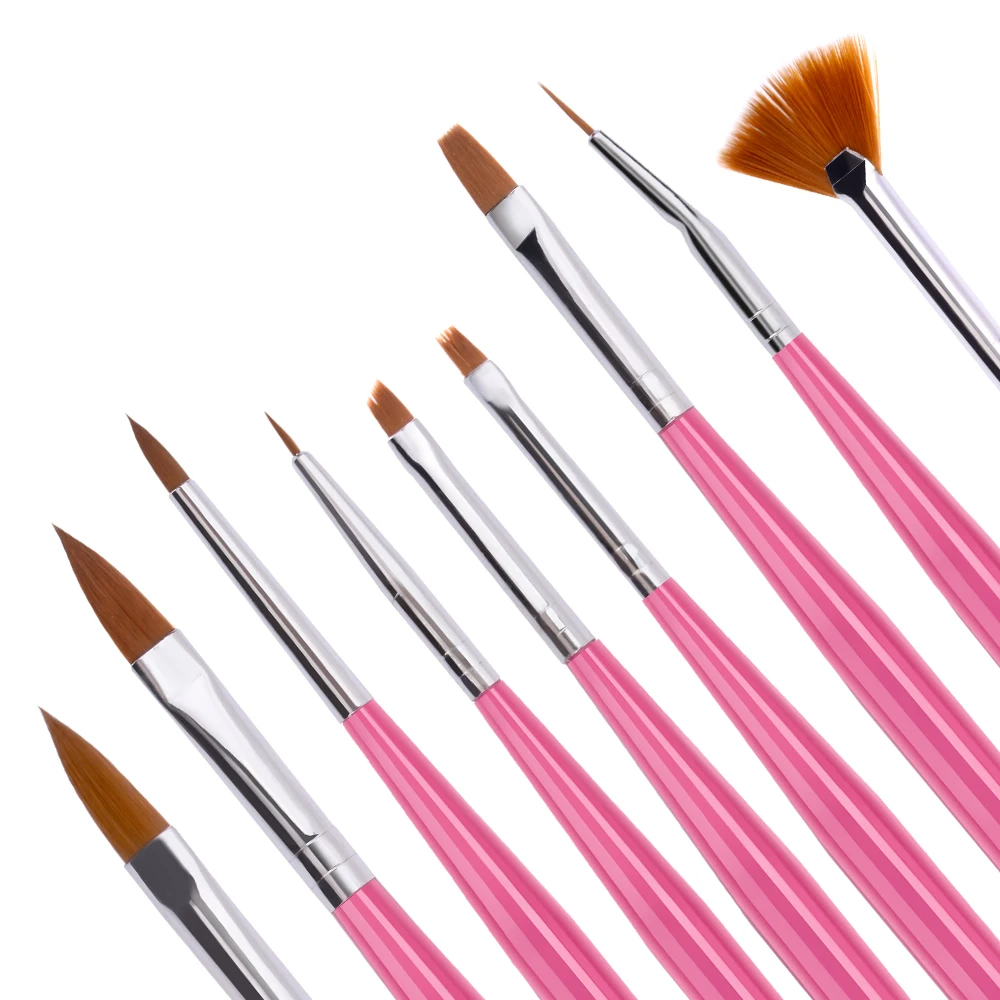 Набор кистей для ногтей Fengshangmei профессиональные кисточки дизайна 9 шт.|brush for