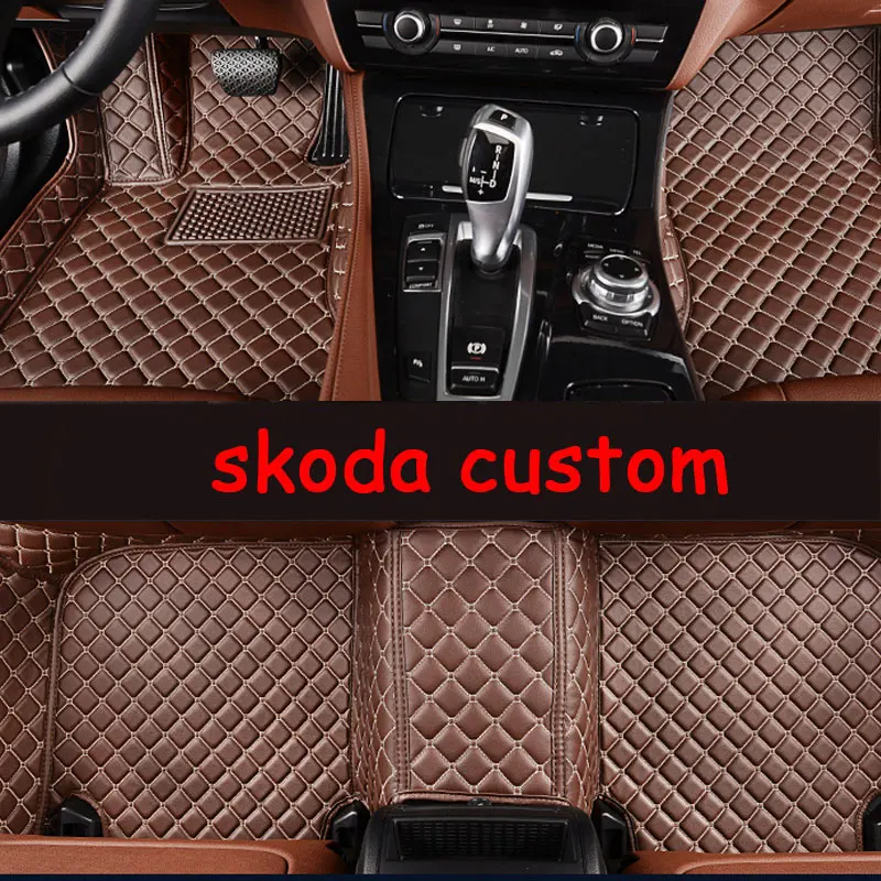 LUNDA автомобильные коврики для Skoda Octavia Superb Yeti Fabia spaceback 3D сверхмощный автомобильный