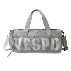 Портативная сумка для спортзала для женщин, водонепроницаемая нейлоновая короткая дорожная сумка для мужчин, вместительная сумка через плечо, стандартная сумка-мессенджер