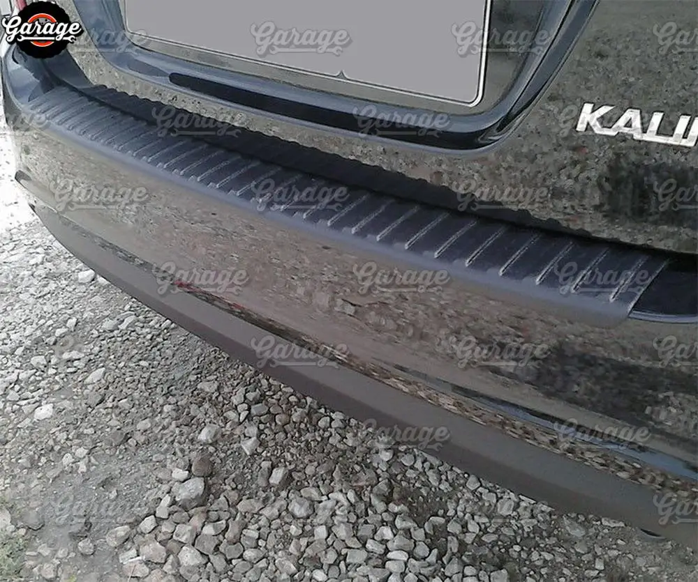 Защита заднего бампера для Lada Kalina SD/HB/Wagon 2004-2013/2013-ABS пластиковые аксессуары защитная пластина от царапин автомобиля