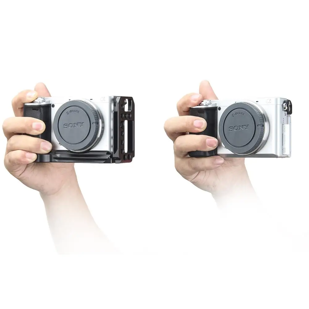EachRig L кронштейн видеокамера клетка для sony a6400 a6300 a6000 Arca тип совместимая плата