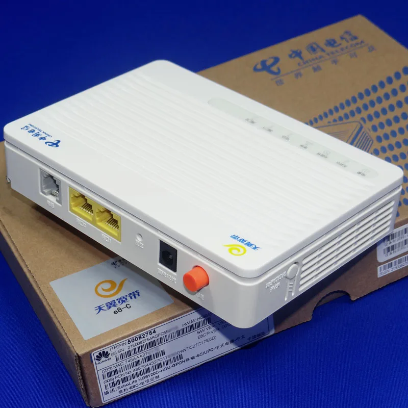 Оригинальный бренд hua wei HG8120C 1FE + 2LANS GPON ONU ONT с английской версией ONU|Оптоволоконное