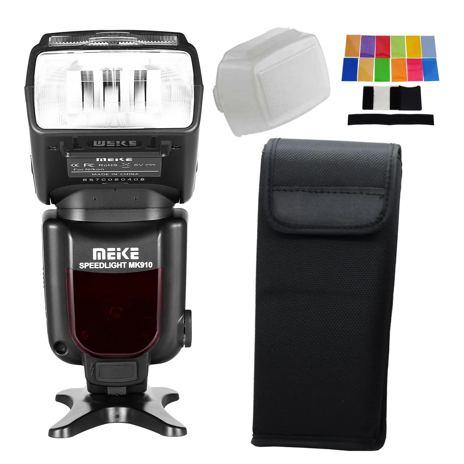 only flash Meike MK-910 MK910 MK 910 i-ttl вспышка Speedlight 1/8000s HSS Master для Nikon D7100 D7000 D5300 D5200 D5100 D3200 D3100 D3000 - Цвет: only flash
