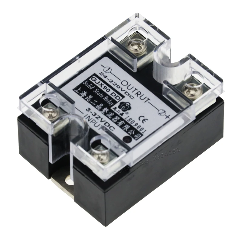single phase Solid state relay DC to 90A 24-220VDC output 3-32VDC input module SSR GJX90 DD DC-DC SSR-90A | Обустройство дома