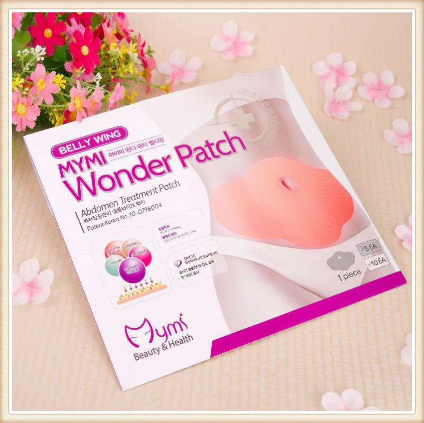 10 шт. MYMI Wonder пластырь для похудения живота потеря веса Сжигание жира тонкий пластырь крем палочка для пупка Эффективность Сильная