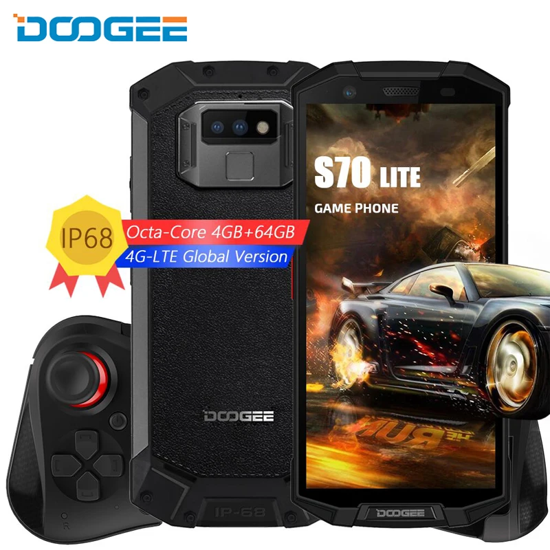 DOOGEE S70 Lite 5 99 &quot18:9 Смартфон Android 8 1 Octa Core 4G + 64G Беспроводной зарядки NFC 5500 mAh LTE