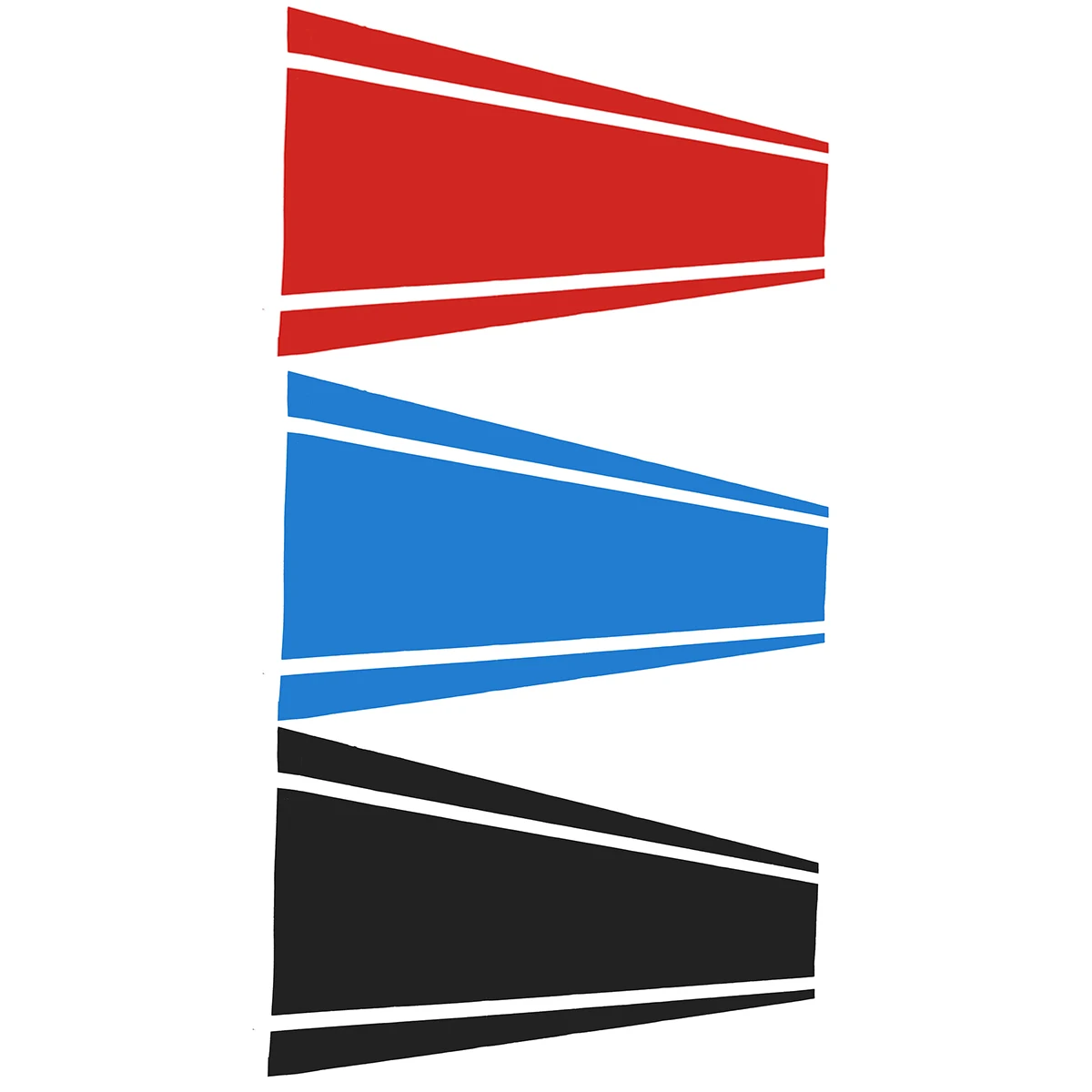 1x наклейки на капот гоночного автомобиля с двойной полосой виниловые