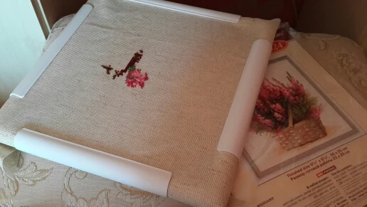 DIY Набор для вышивки крестиком инструмент для шитья инструменты для рукоделия квадратная форма пластиковая рамка аксессуары для шитья инструменты для рукоделия