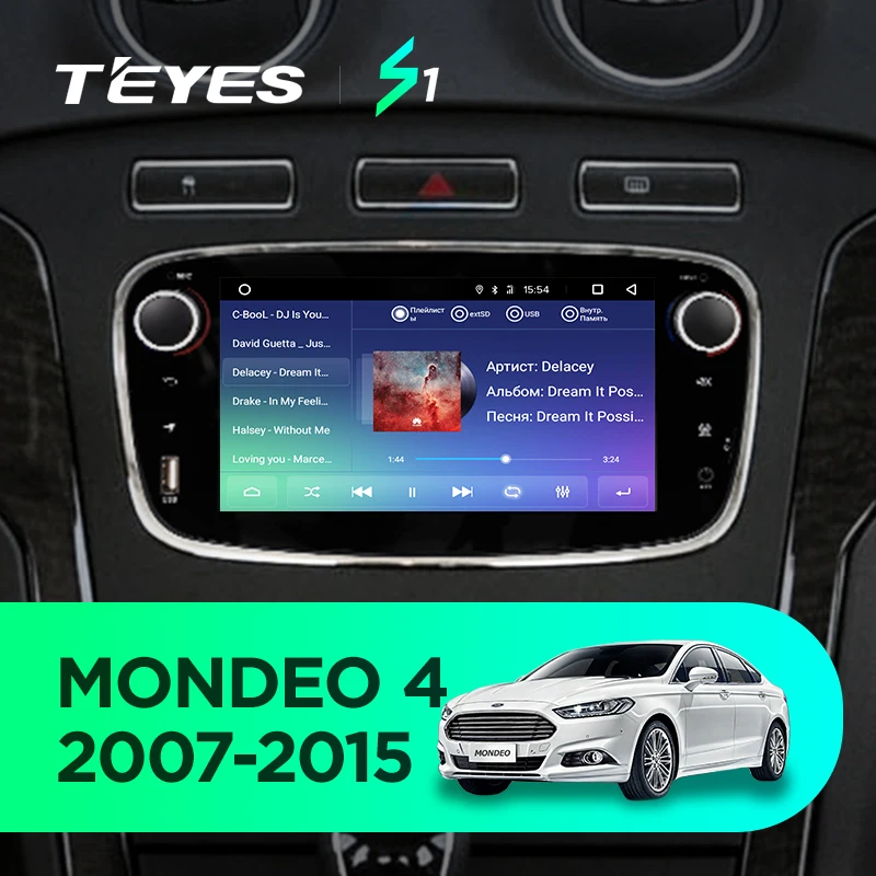 TEYES S1 автомобиля радио мультимедиа видео плеер навигации gps Android для Ford Focus 2 МК Mondeo