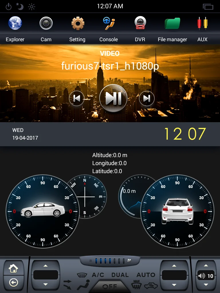10.4 Inch PX3 Android 7.1 Car Radio Stereo GPS Headunit For KIA CERATO K3 Multimedia Auto Video Player Ram 2G Rom 32G | Автомобили и