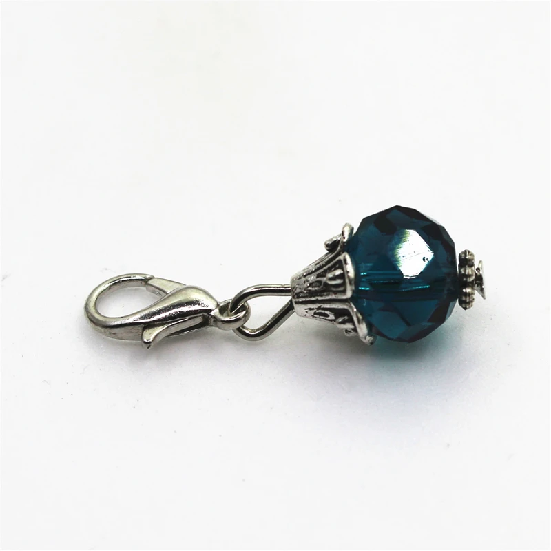 

Горячая продажа 20 шт./лот темно-синяя подвеска-амулет с кристаллом Омаром застежка DIY браслет ожерелье подвеска ювелирные изделия подвески