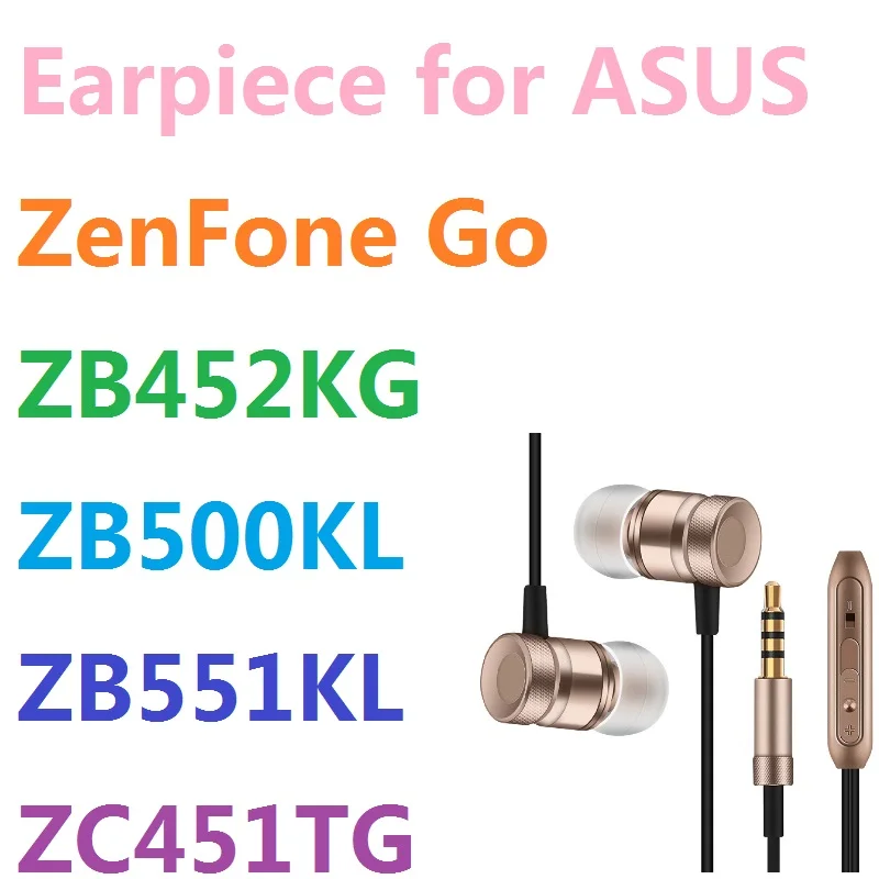 Профессиональные наушники Металл тяжелый бас Музыка динамик для ASUS ZenFone Go ZB452KG