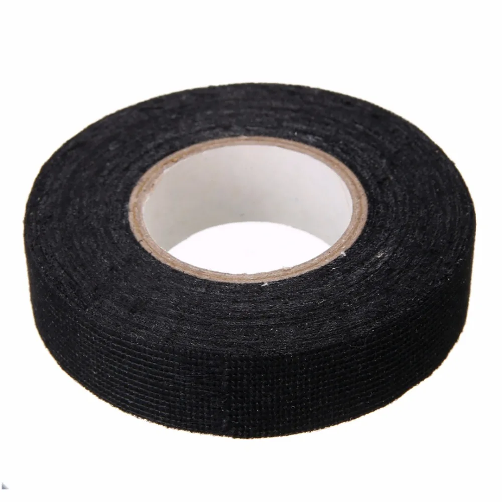 1pc Wiring Harness Tape Strong Adhesive Cloth Fabric For Looms Cars 19mm x 15M | Обустройство дома