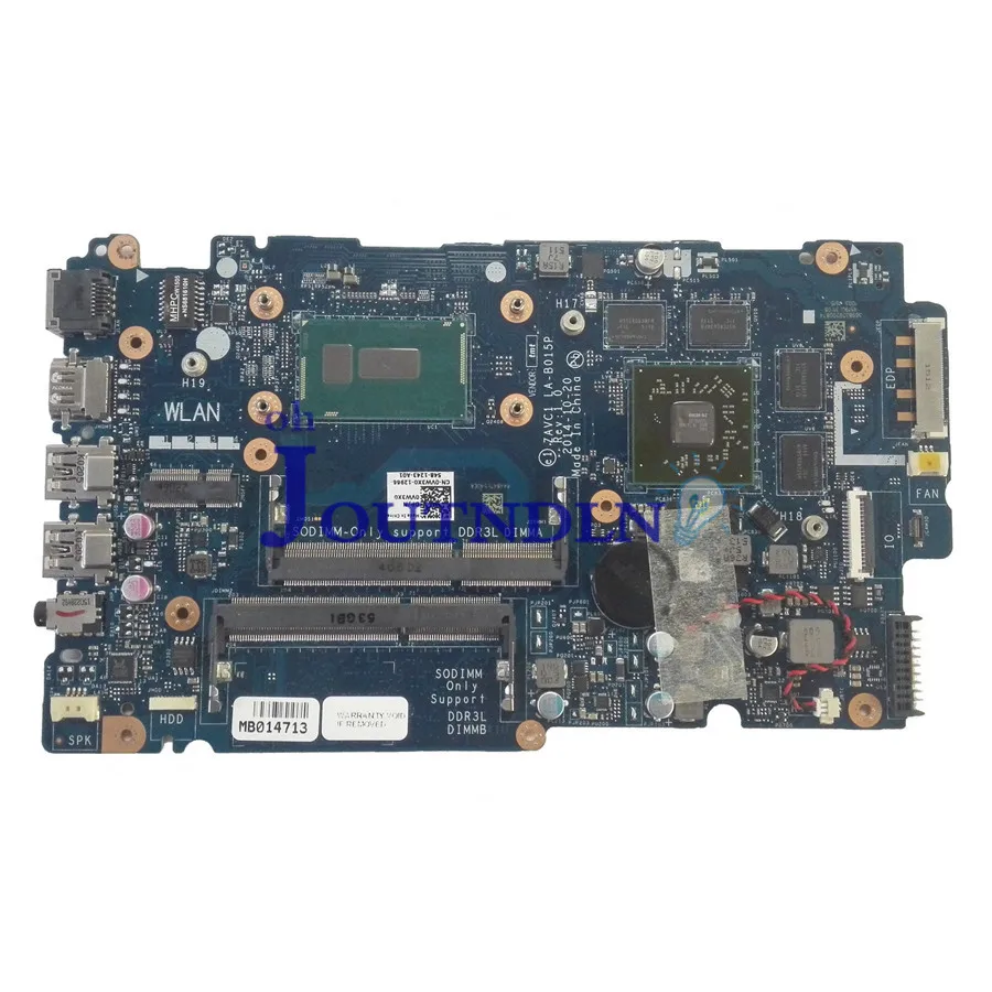 JOUTNDLN FOR DELL INSPIRON 5448 5548 Laptop Motherboard VW3X0 0VW3X0 CN-0VW3X0 W/ I7-5500U CPU 216-0855000 GPU DDR3 LA-B015P | Компьютеры