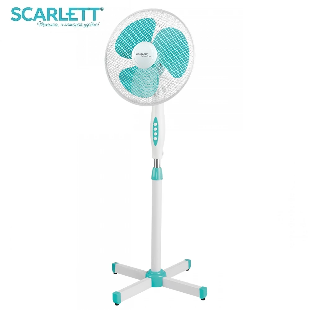 Вентилятор напольный Scarlett SC-SF111B08 38 Вт | Бытовая техника