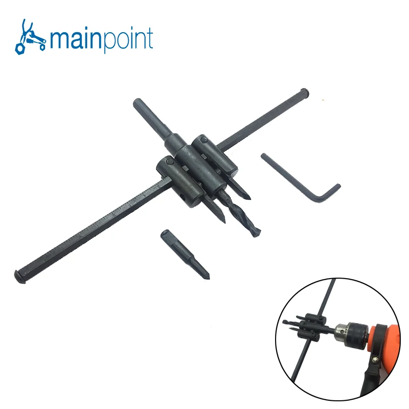 Mainpoint 30 250 мм Регулируемый Дерево гипсокартон с круглой дыркой буровой резец