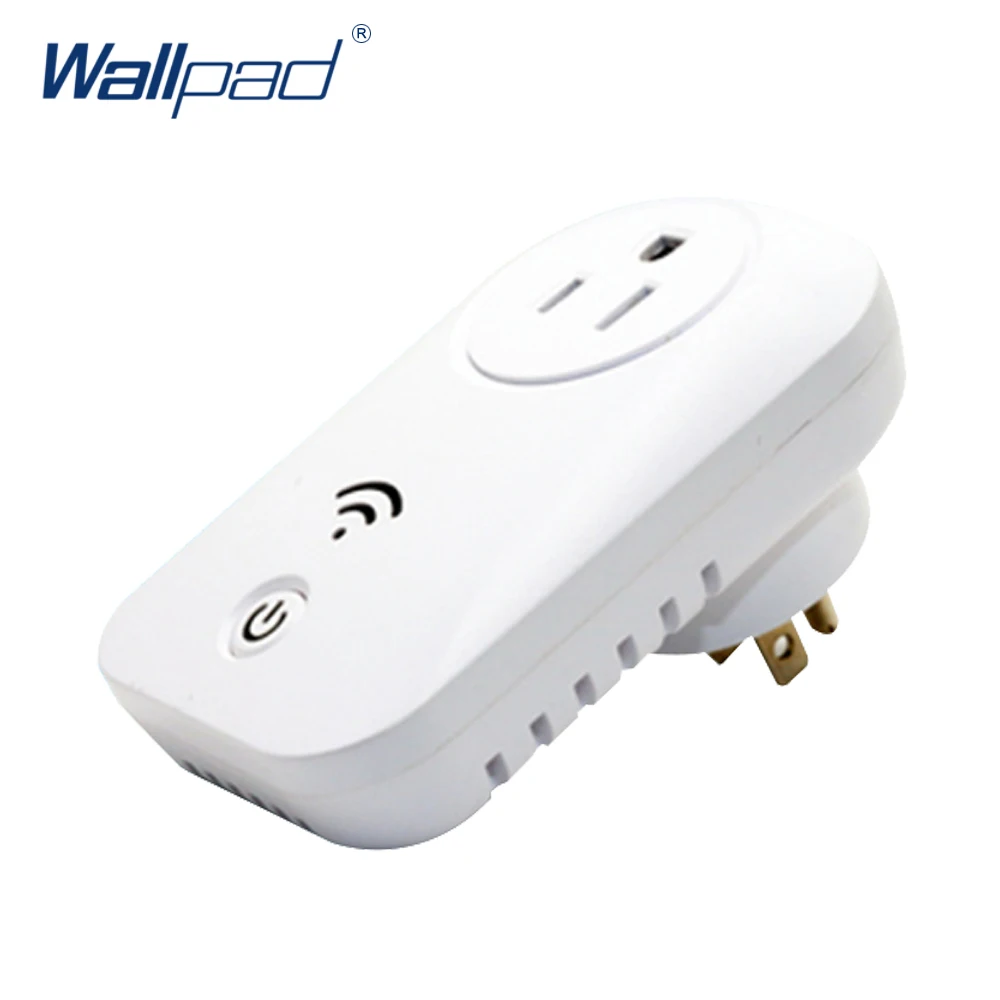 Умный дом WIFI US Plug Wallpad 100V-250V Iphone Ipad Android Ios Wifi Беспроводное управление 13A 16A