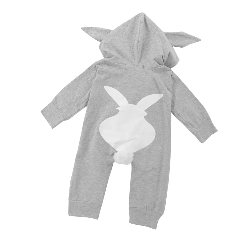 Для маленьких мальчиков Обувь для девочек с длинным рукавом 3D милый кролик узор