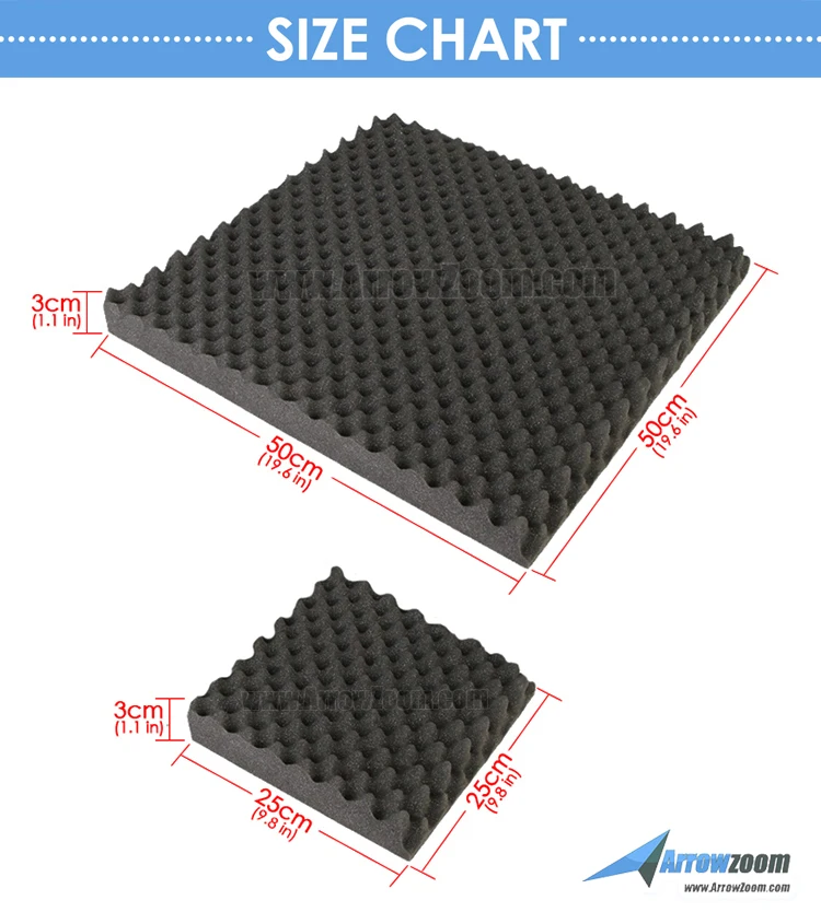 Arrowzoom 4 шт. 9 8 &quotx 8&quot x 1 2 &quotЦветная комбинация спиральный ящик для яиц плитка