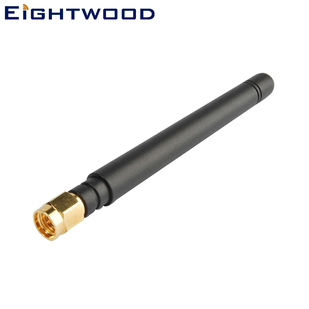 Eightwood 433Mhz 2dbi внутренняя GSM антенна SMA штекер RF коаксиальный разъем для сигнализации, ISM, дистанционного управления, систем безопасности Eightwood 433Mhz 2dbi внутренняя GSM антенна SMA штекер RF коаксиальный разъем для сигнализации, ISM, дистанционного управления, систем безопасности