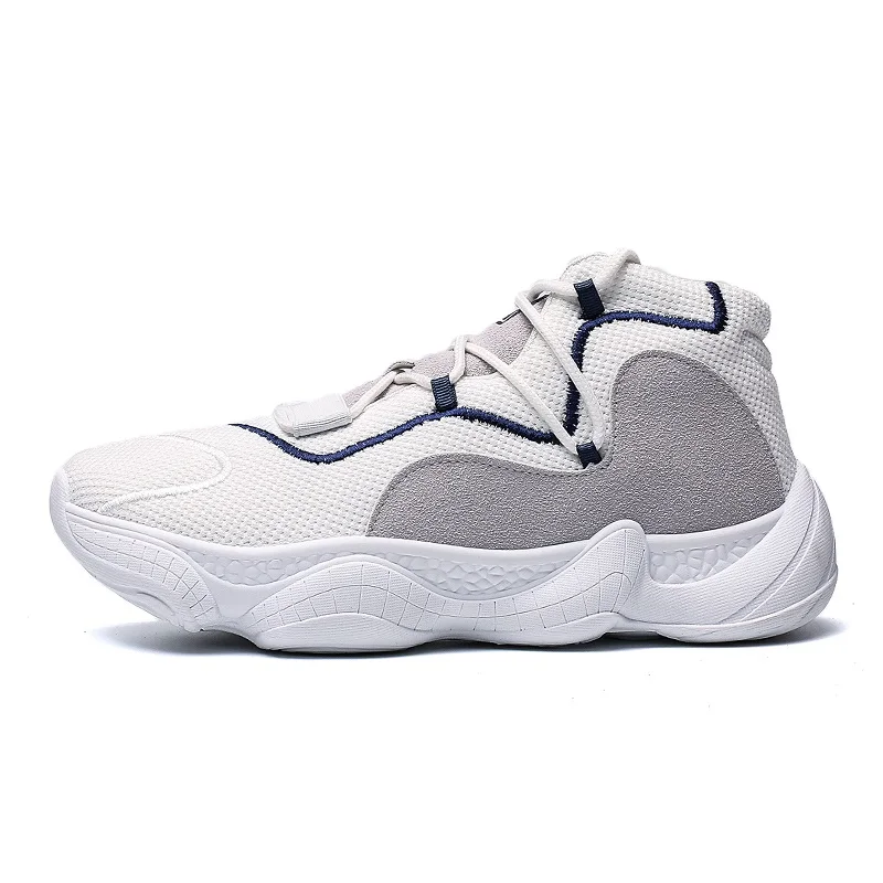 Весна Для мужчин s уличные туфли на плоской подошве Повседневное High Top Sneaker