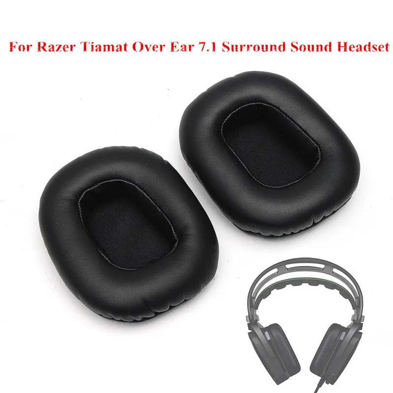 LEORY 1 пара замена амбушюры подушечки для наушников подушки razer Tiamat 7 Over Ear наушники