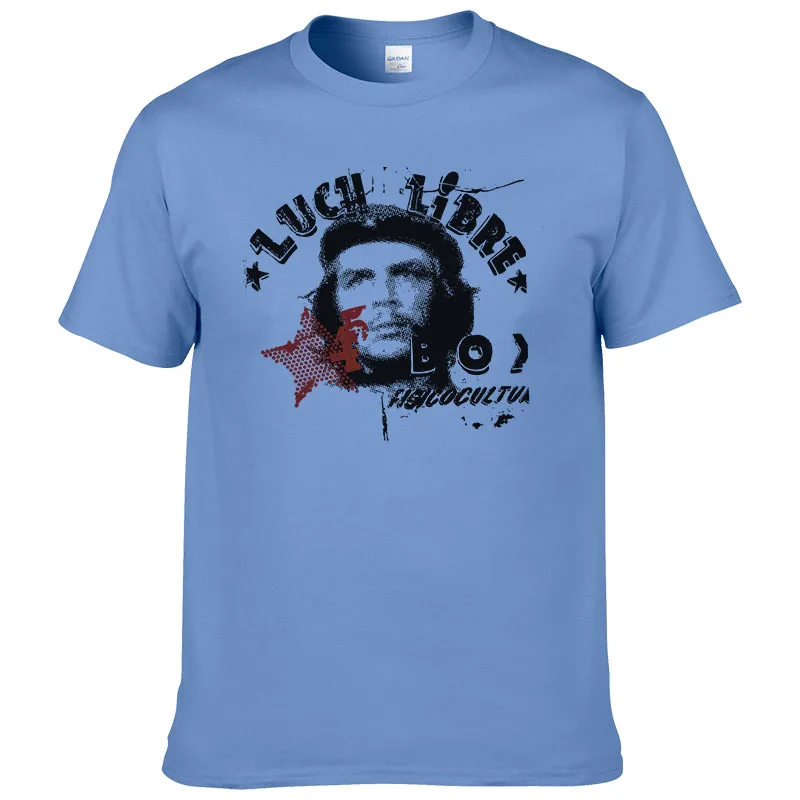 Мужская хлопковая футболка с принтом Che Guevara стильные дизайнерские топы