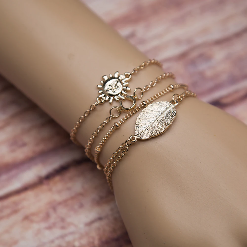 4 шт./компл. модные женские туфли Защита от солнца листьев U-форма Регулируемая