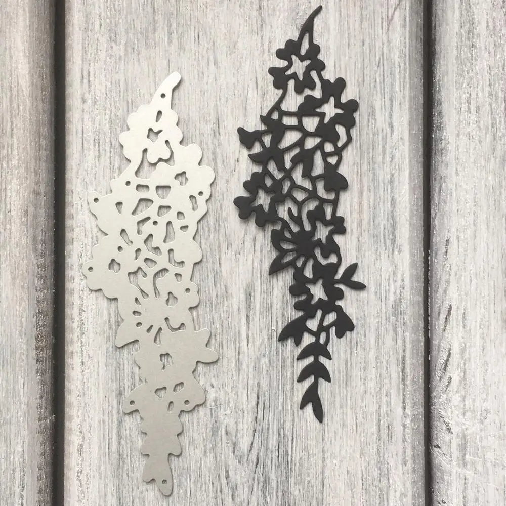 ArtScrap вьющиеся ветки металлические трафареты для пресс формы DIY Скрапбукинг
