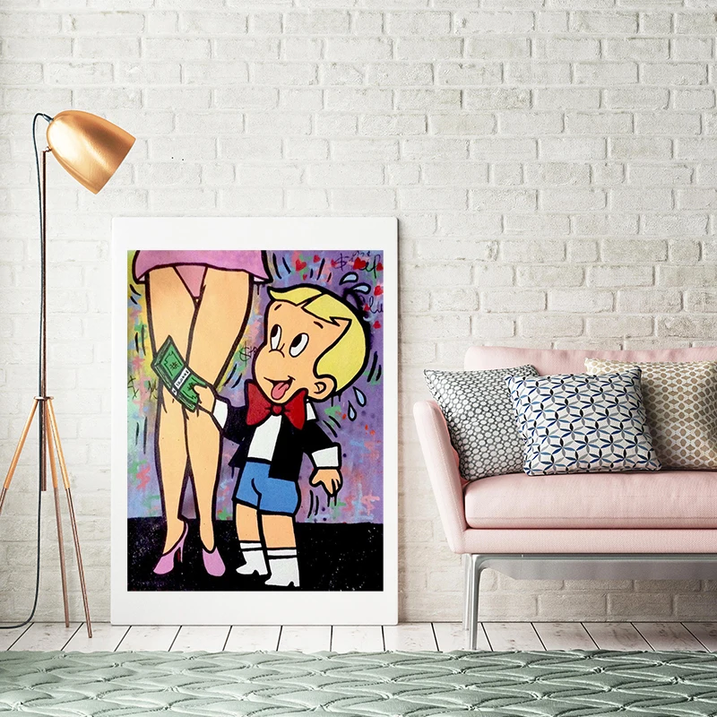 Кража поцелуев Alec Монополистический холст печать картина модульные картины для