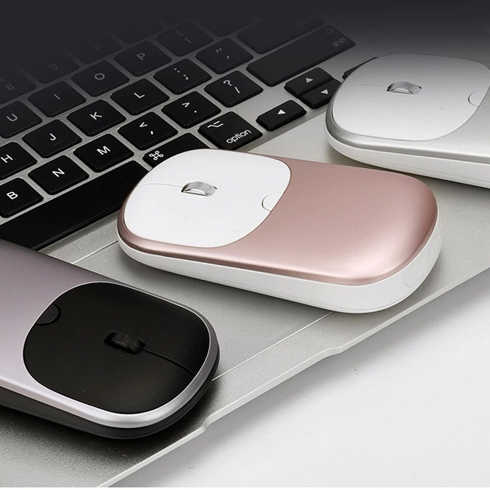 Ajazz I35T Беспроводная 2 4G/Bluetooth 4 0 Двухрежимная легкая офисная мышь 1000 dpi заряжаемая
