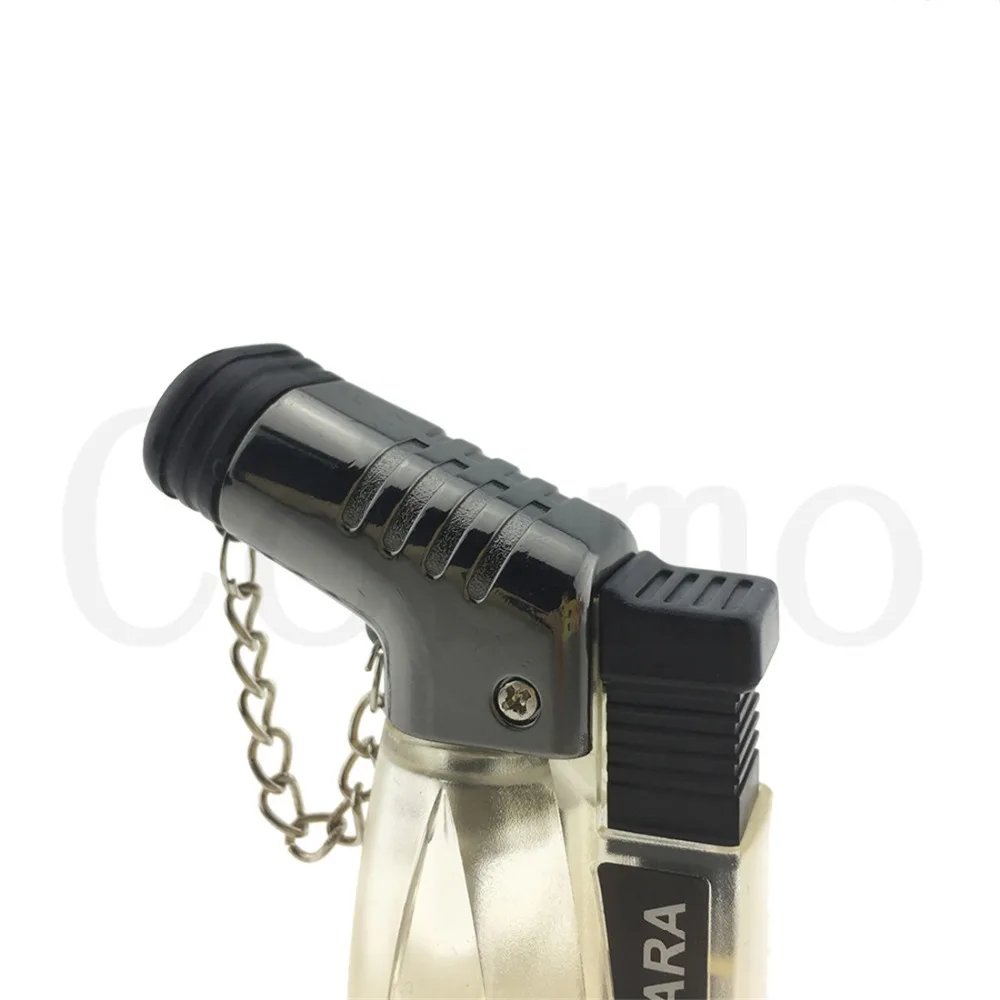 Guevara креативная ветрозащитная зажигалка с синим пламенем бутановый факел турбо