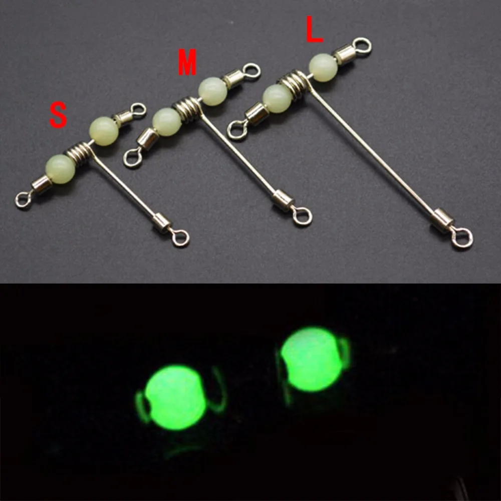 Рыболовный соединитель 3-полосный светящийся Т-образный поперечный роликовый