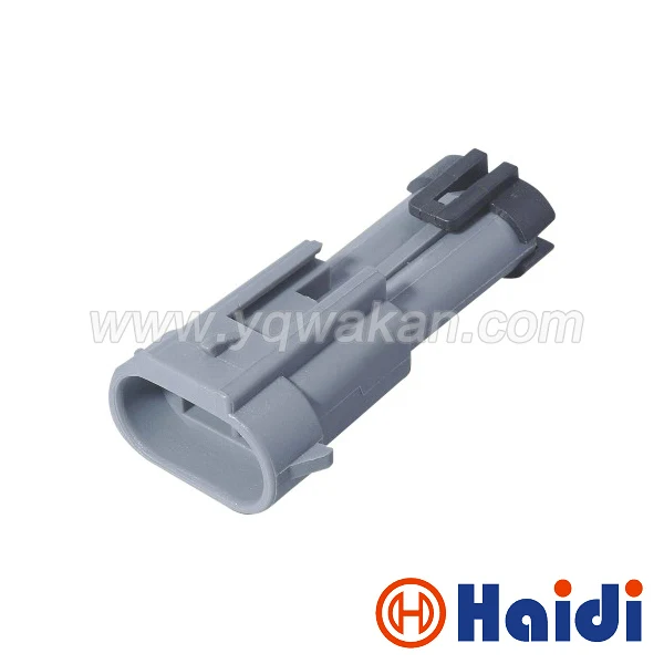 5 комплектов Delphi 2 Way Medium Gray Metri-Pack 150 герметичный 2-контактный гнездовой разъем 15339016
